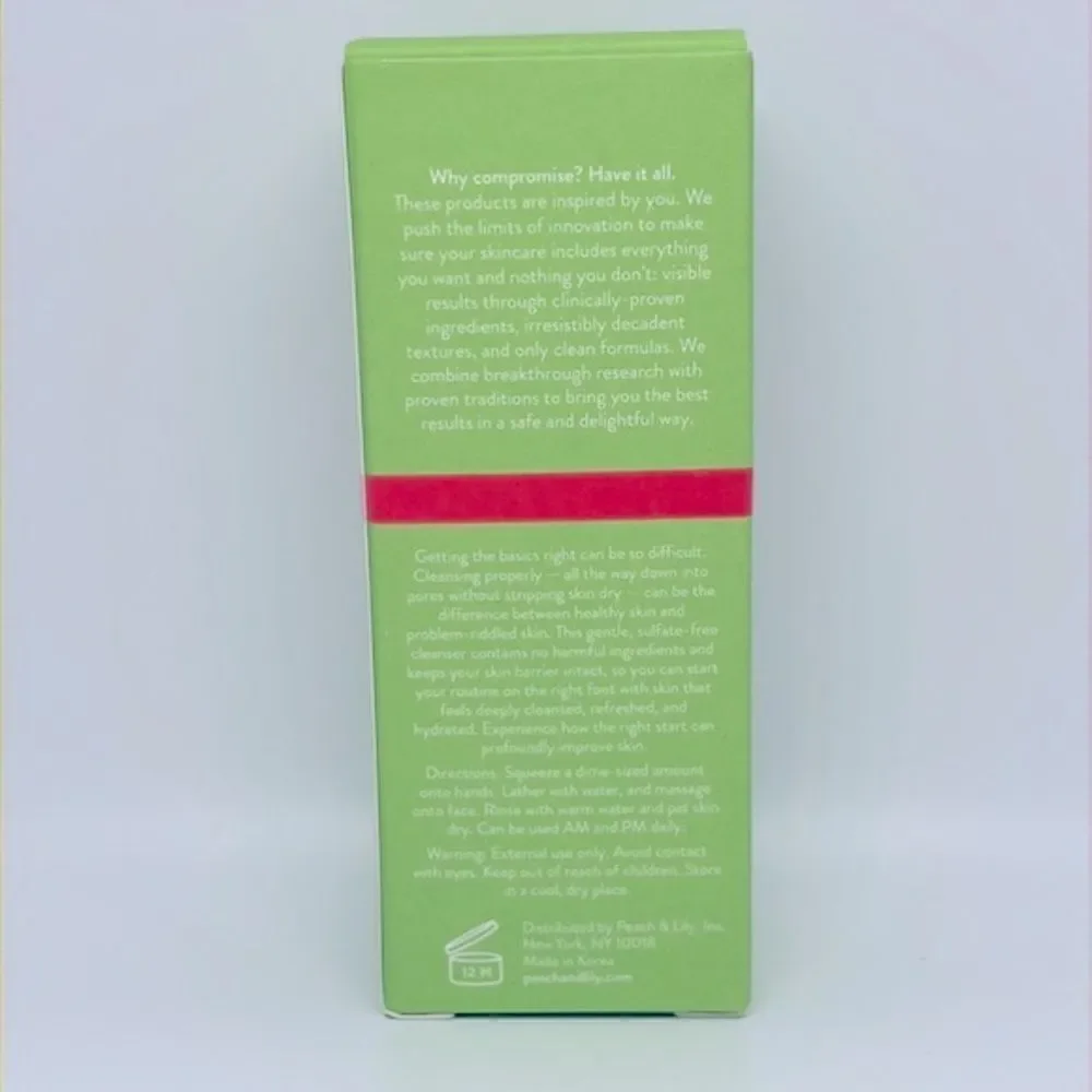 $12🌟 Peach & Lily Power Calm Hydrating Gel Cleanser